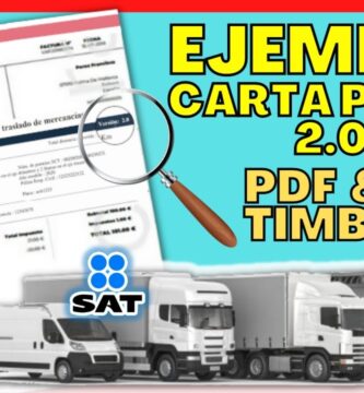 Carta de Porte Ejemplo: Descubre Cómo Redactarla Correctamente